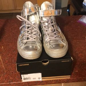Silver on Silver converse